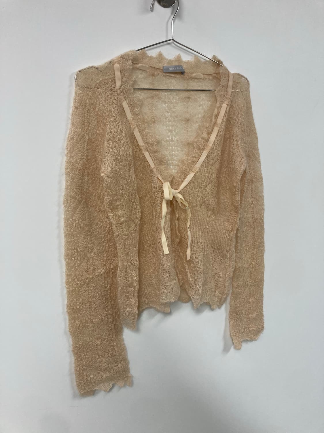 빈티지 모헤어 리본 가디건 상품이미지1