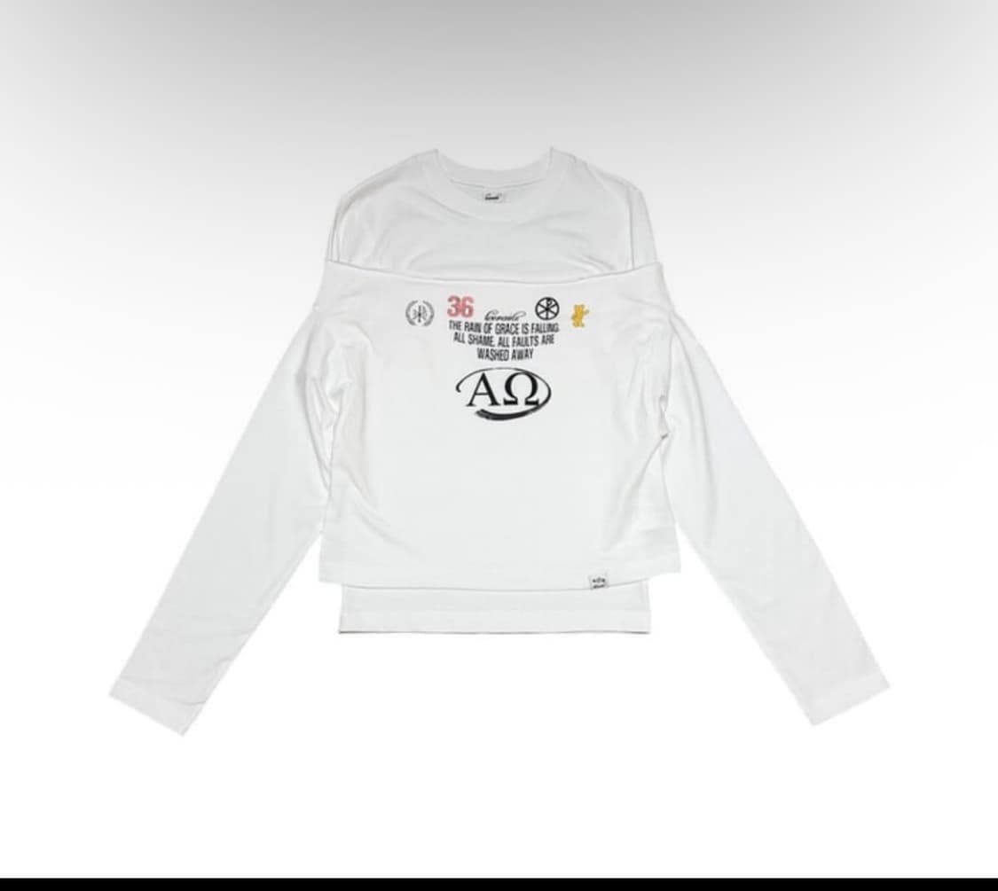 로레일즈 오프숄더 레이어드 티셔츠 상품이미지1