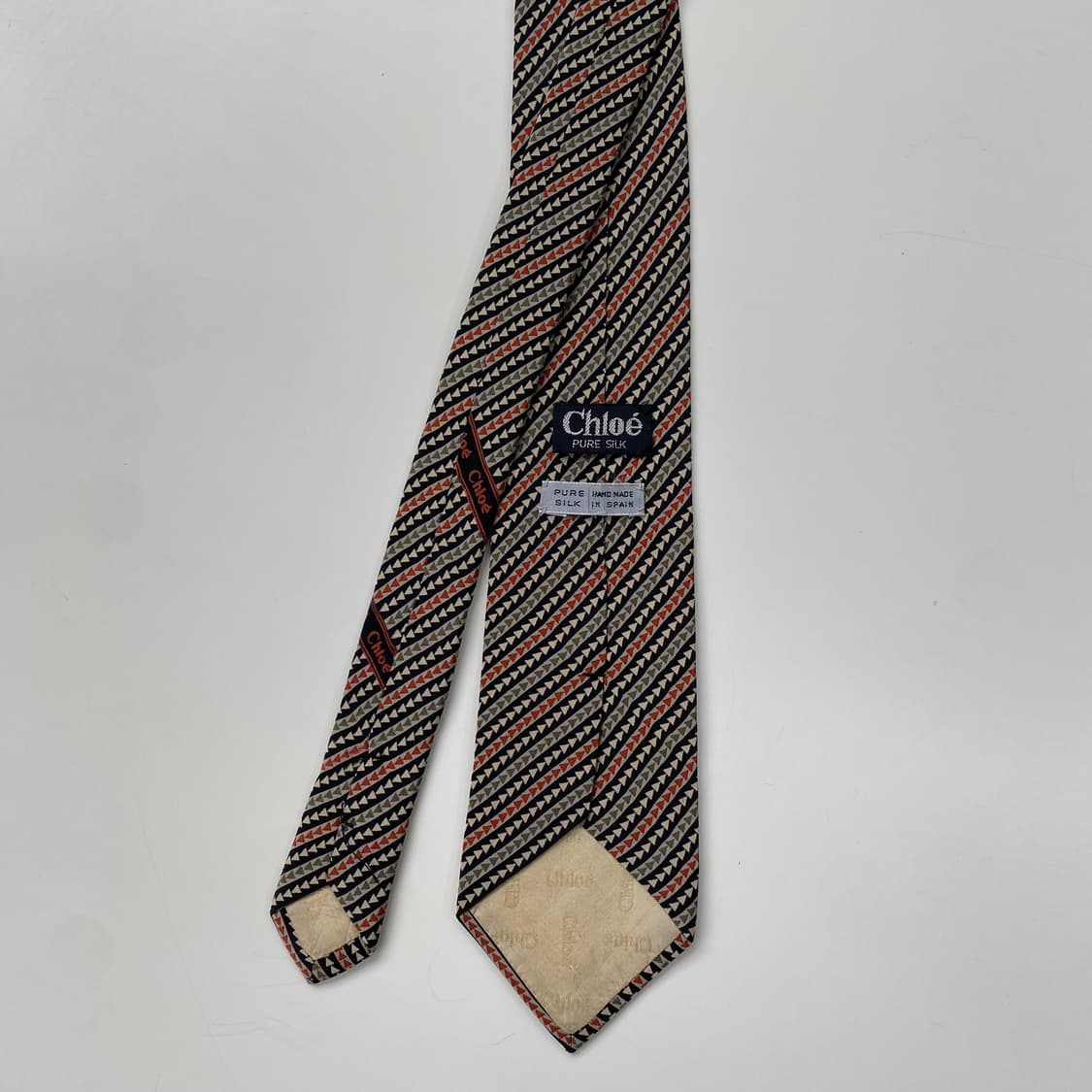 끌로에(chloe) 명품 정품 넥타이 7.6cm 상품이미지3