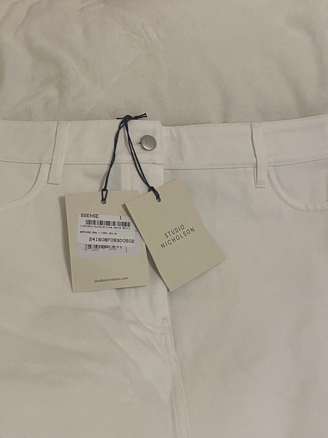 (미착용 새상품)스튜디오 니콜슨 데님 스커트 상품이미지4