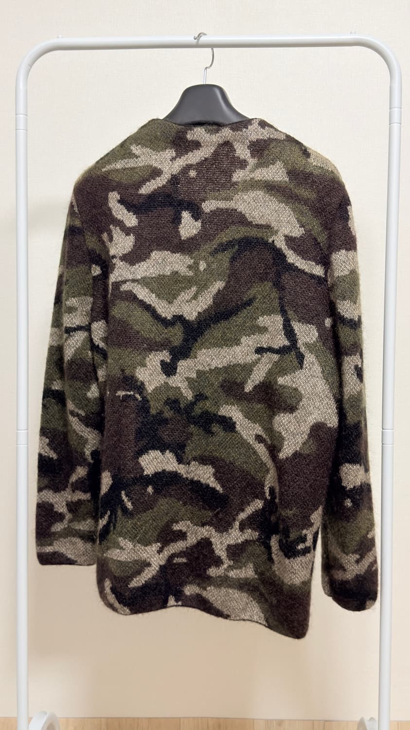 생로랑 14fw 카모 모헤어 가디건 m 상품이미지2