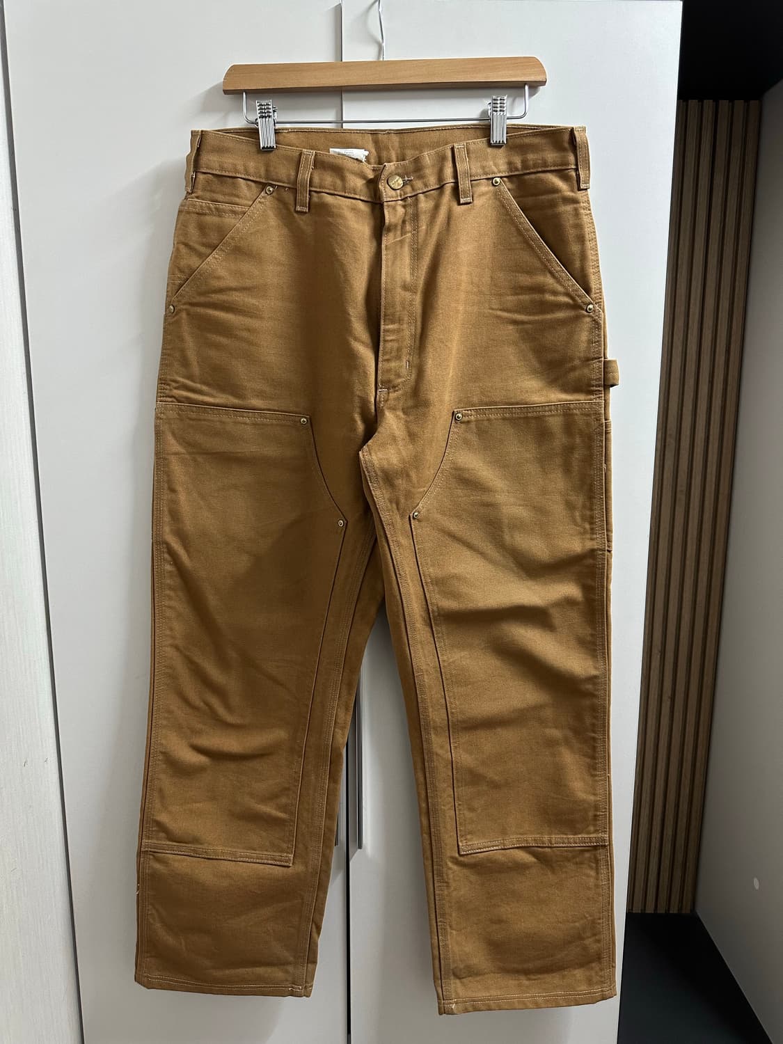 칼하트 더블니 B01 BRN 워크팬츠 33x34 상품이미지1