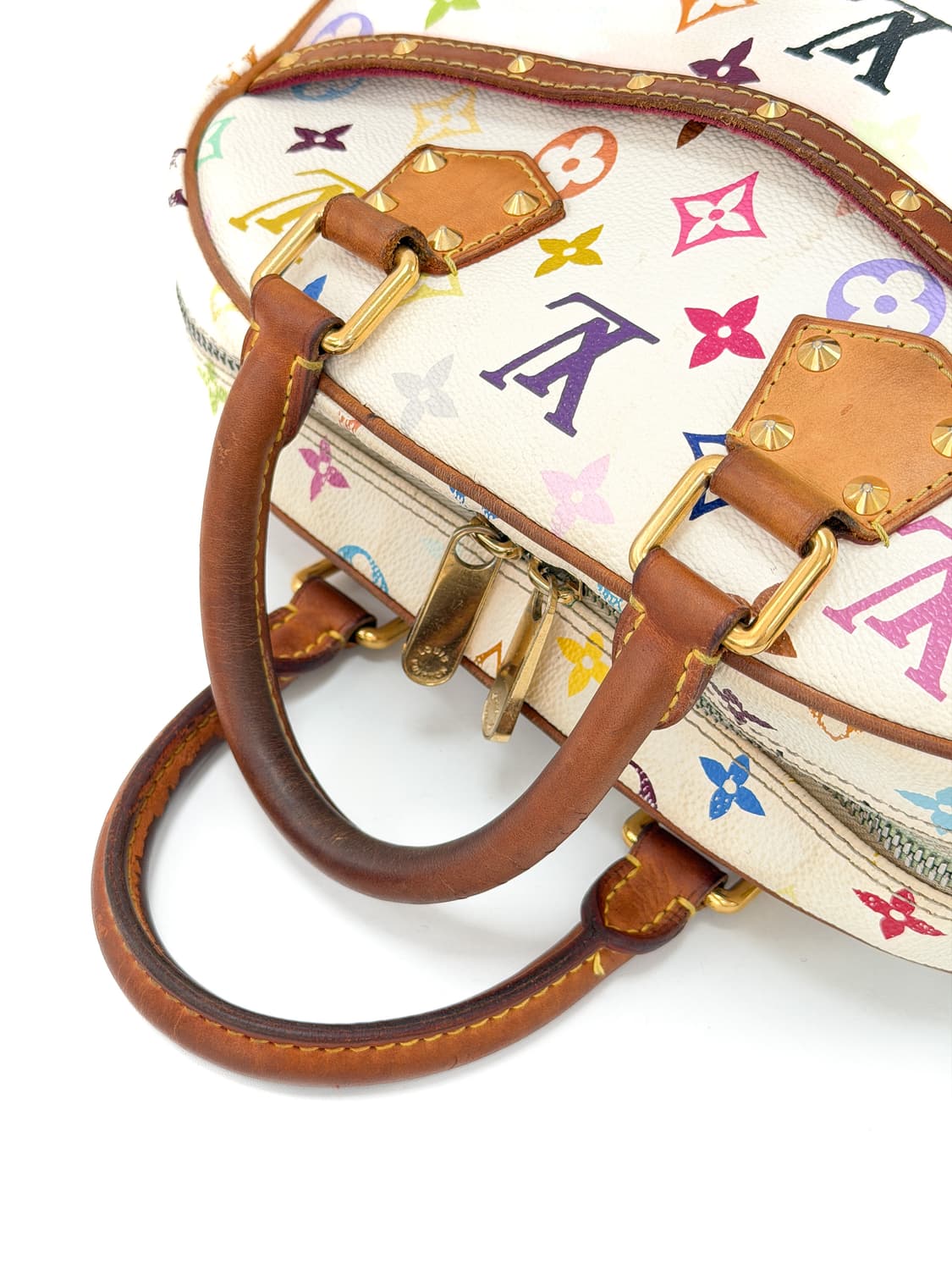 루이비통 멀티컬러 화이트 트루빌 토트백 상품이미지4