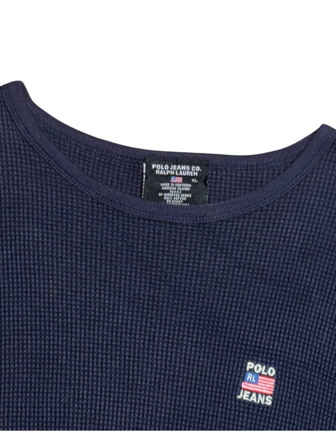 폴로 랄프로렌 성조기 와플 롱슬리브 상품이미지5