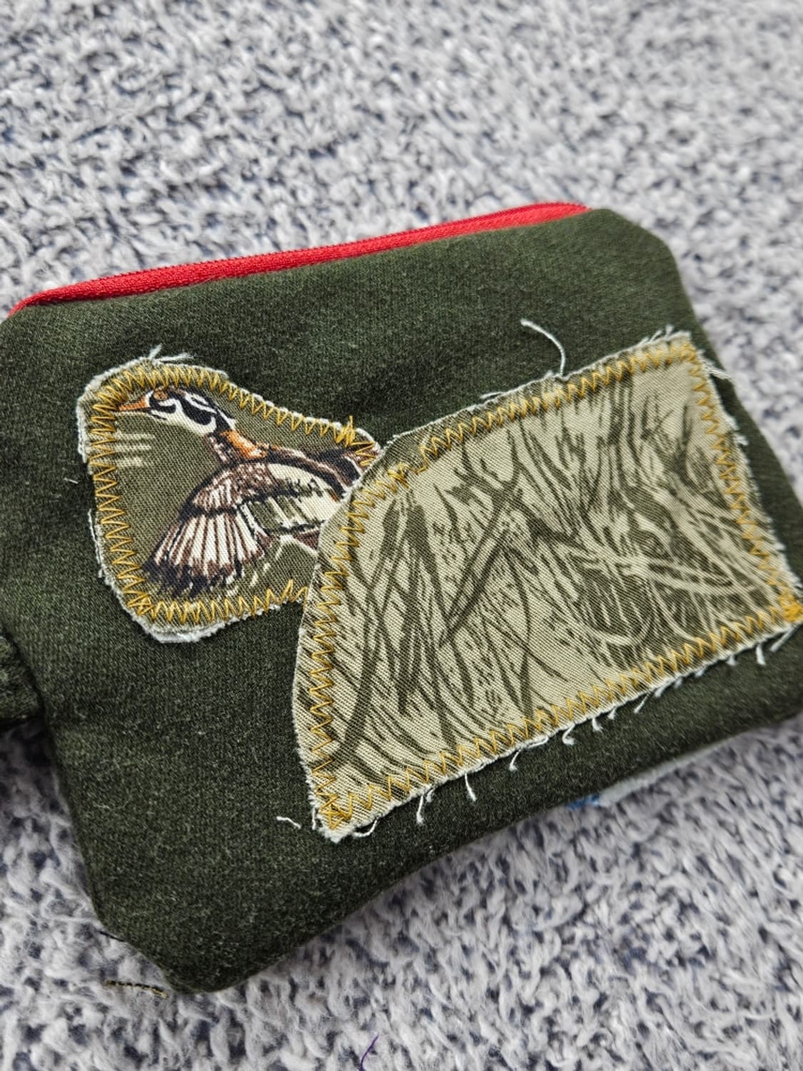 핸드메이드 리워크 커스텀 패치드 키링 월렛 ( 13X10 )/ 10734 상품이미지4