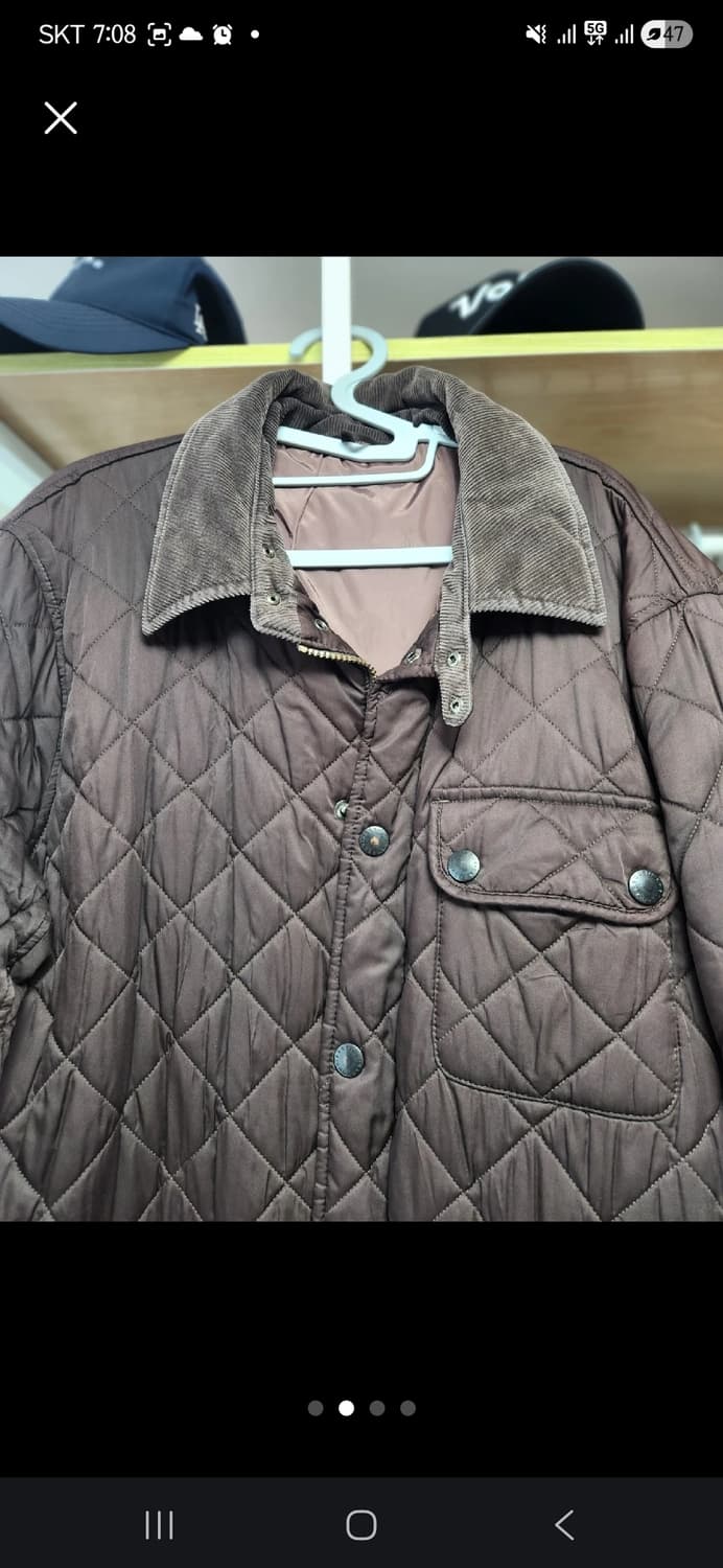 바버 퀼팅 자켓 L 상품이미지2