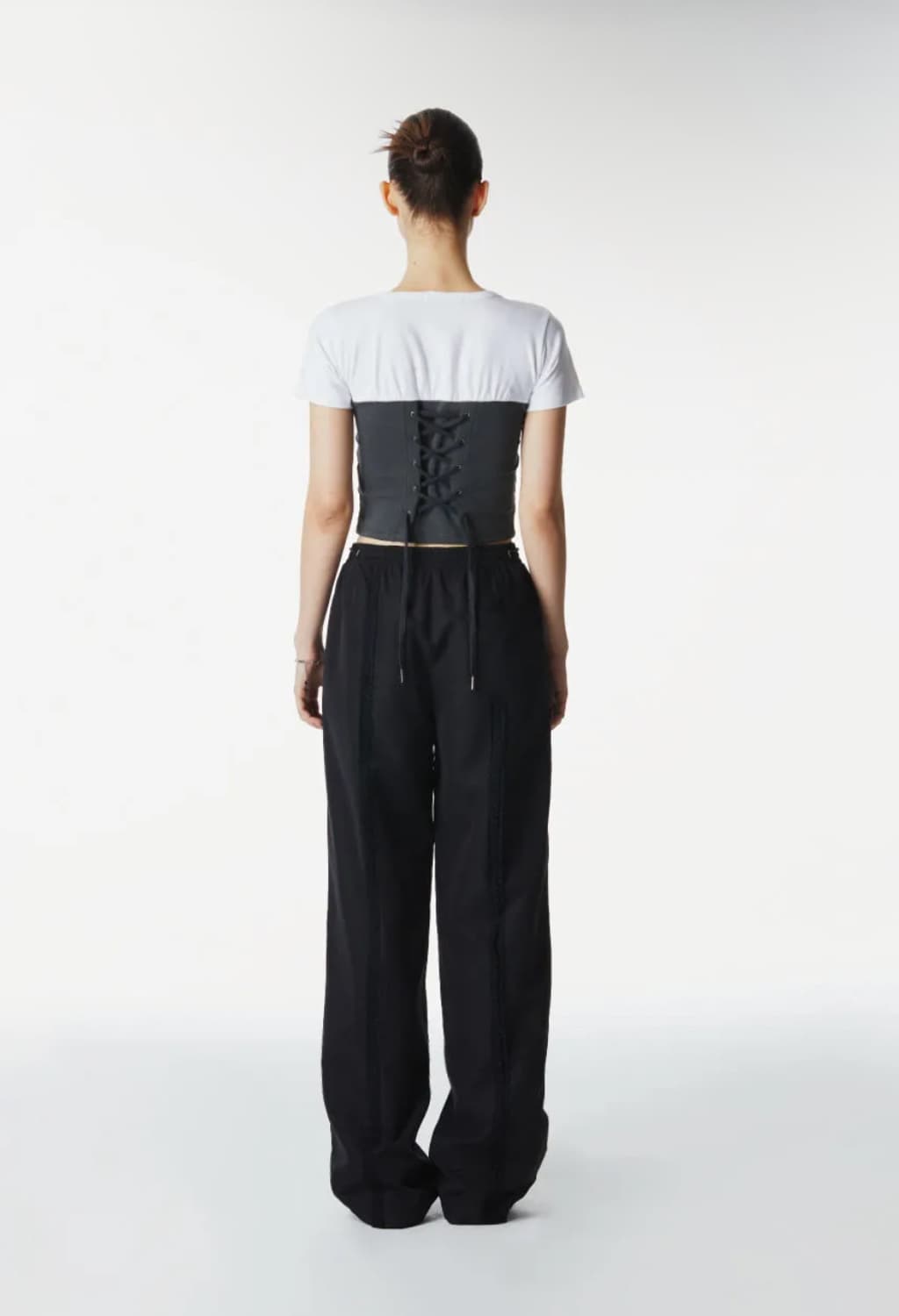 쓰리투에이티 코르셋 레이어드 티 상품이미지3