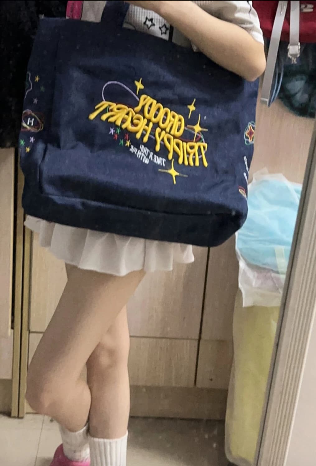 데님 토트백 상품이미지2