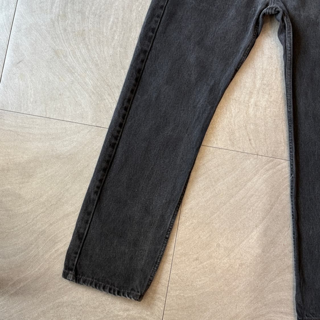 리바이스 정품 505 데님 블랙 팬츠  상품이미지3