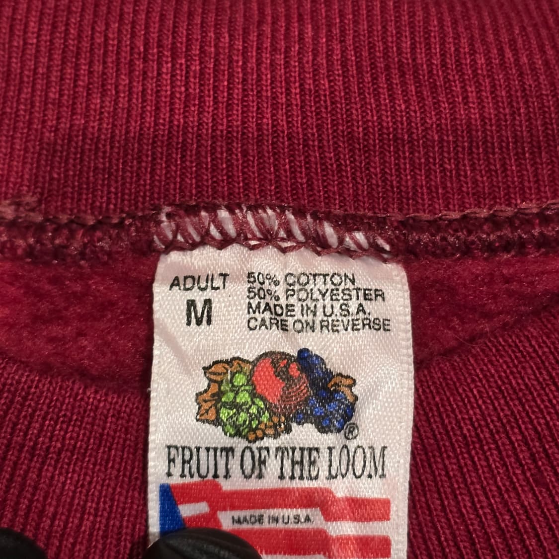 80s Fruit of the Loom 크루넥  MADE IN U.S.A 상품이미지4