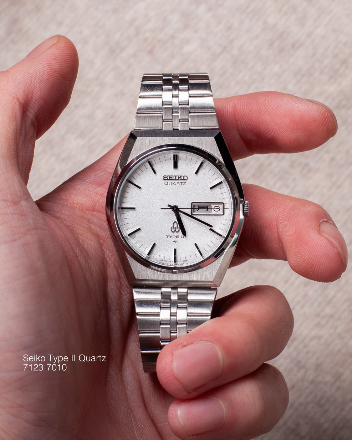 세이코 타입 2 쿼츠 7123-7010 빈티지 시계 상품이미지2