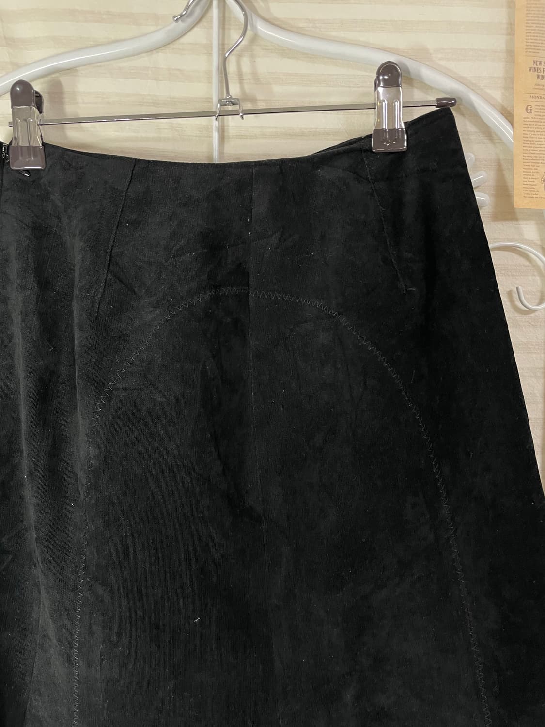 빈티지 벨벳 라운드 스티치 스커트 877 y2k 스트릿 모리 갸루 일본빈 상품이미지4