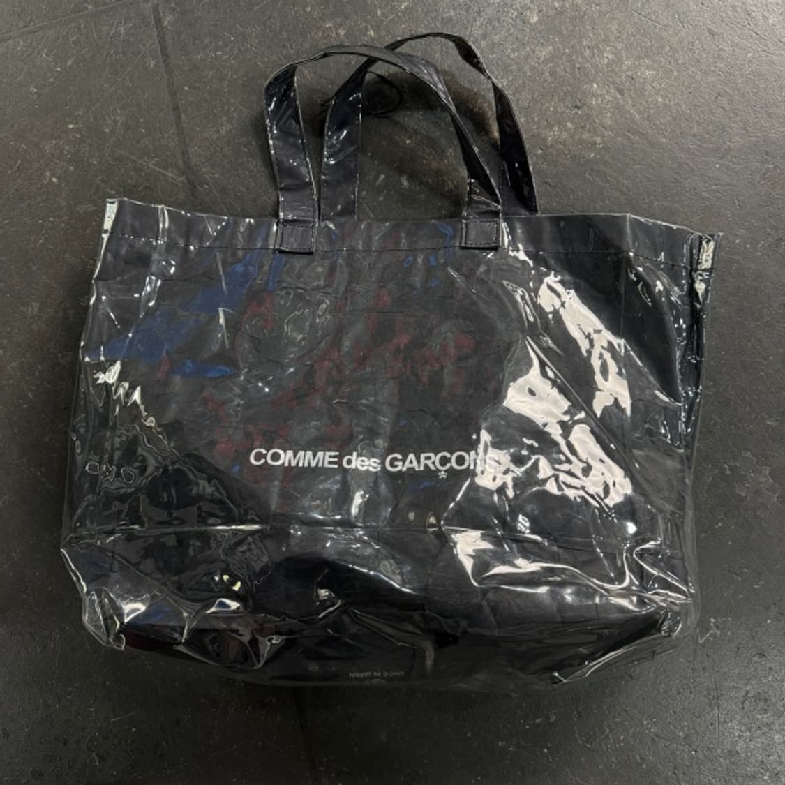 꼼데가르송 PVC 토트백 상품이미지1