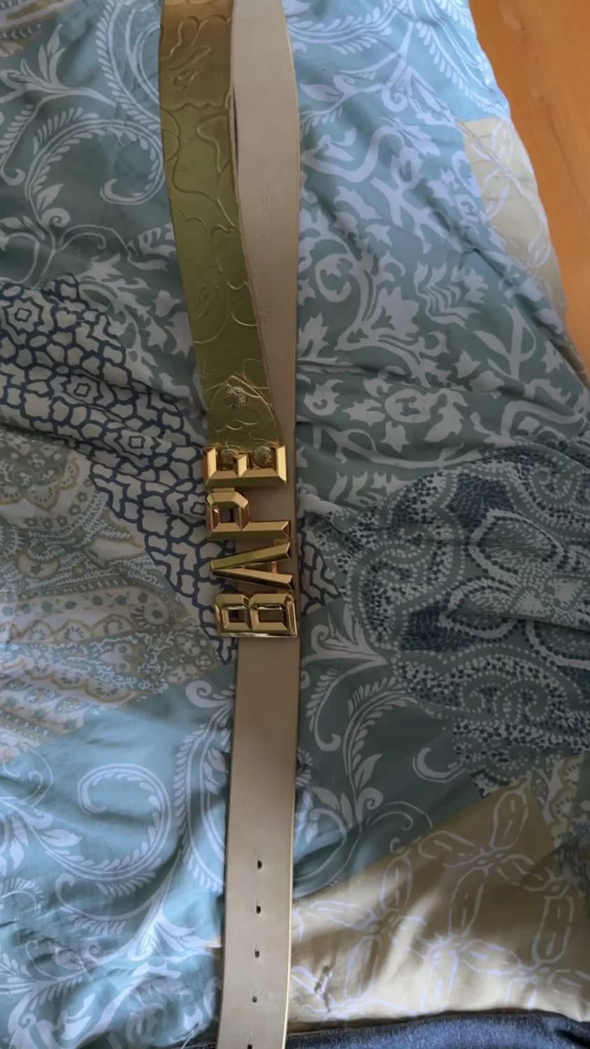 베이프 호일 ABC 레더 벨트 골드 상품이미지2