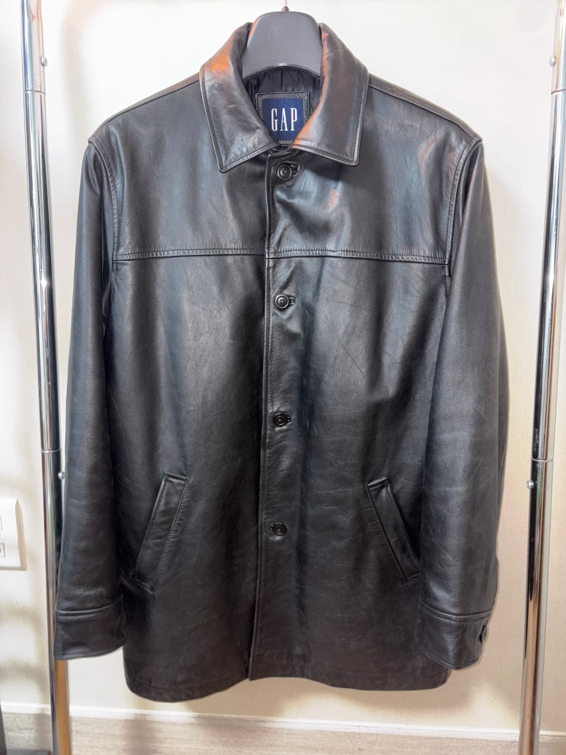 00s 갭 레더 카 코트 S 상품이미지1