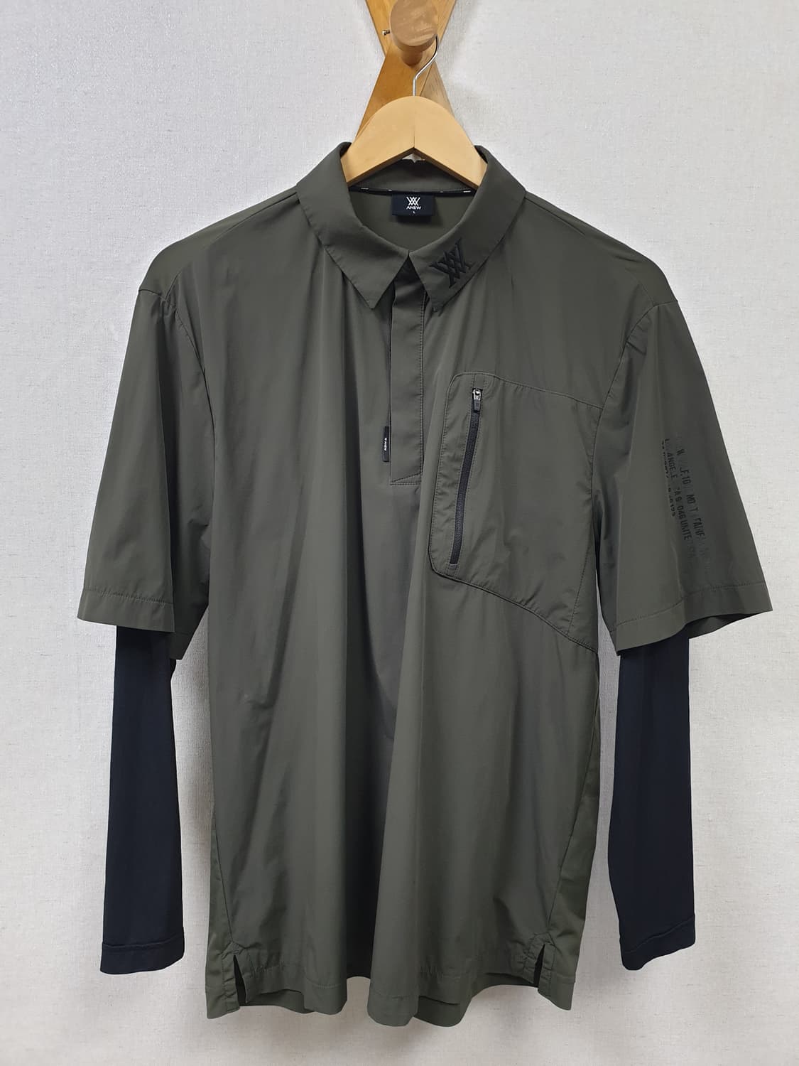 [L/100/정품] 어뉴 골프 남성반팔 상품이미지2