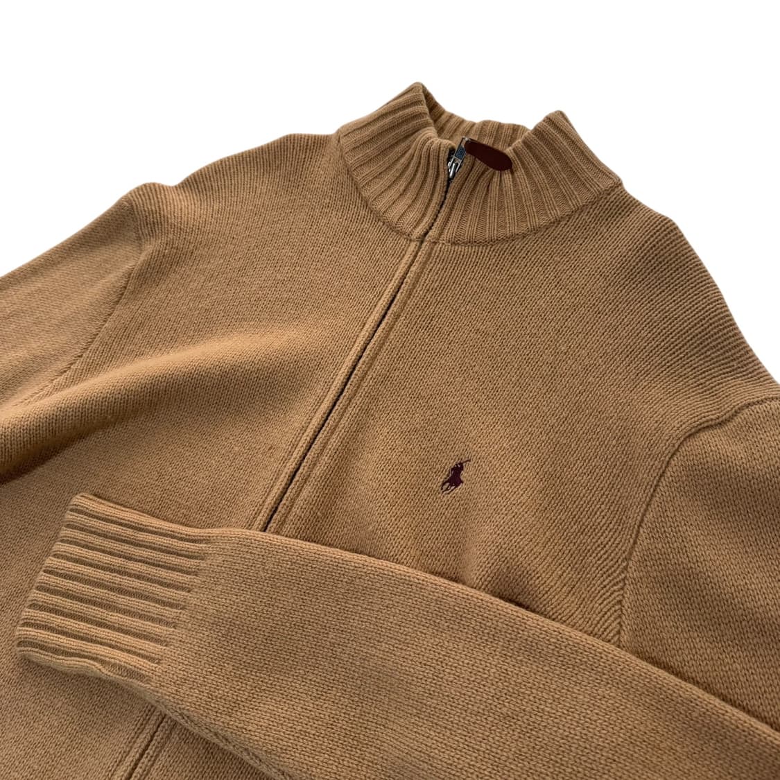 폴로 랄프로렌 카멜 니트집업 상품이미지2