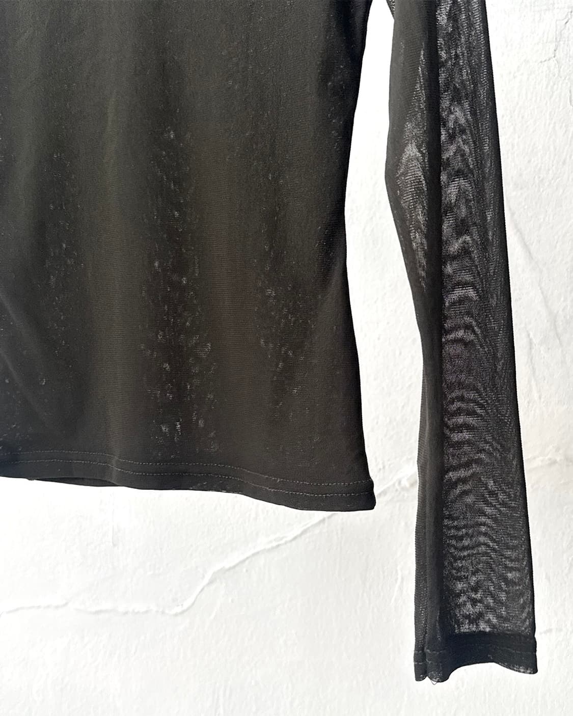 Khaki Python Print Mesh Top 상품이미지9