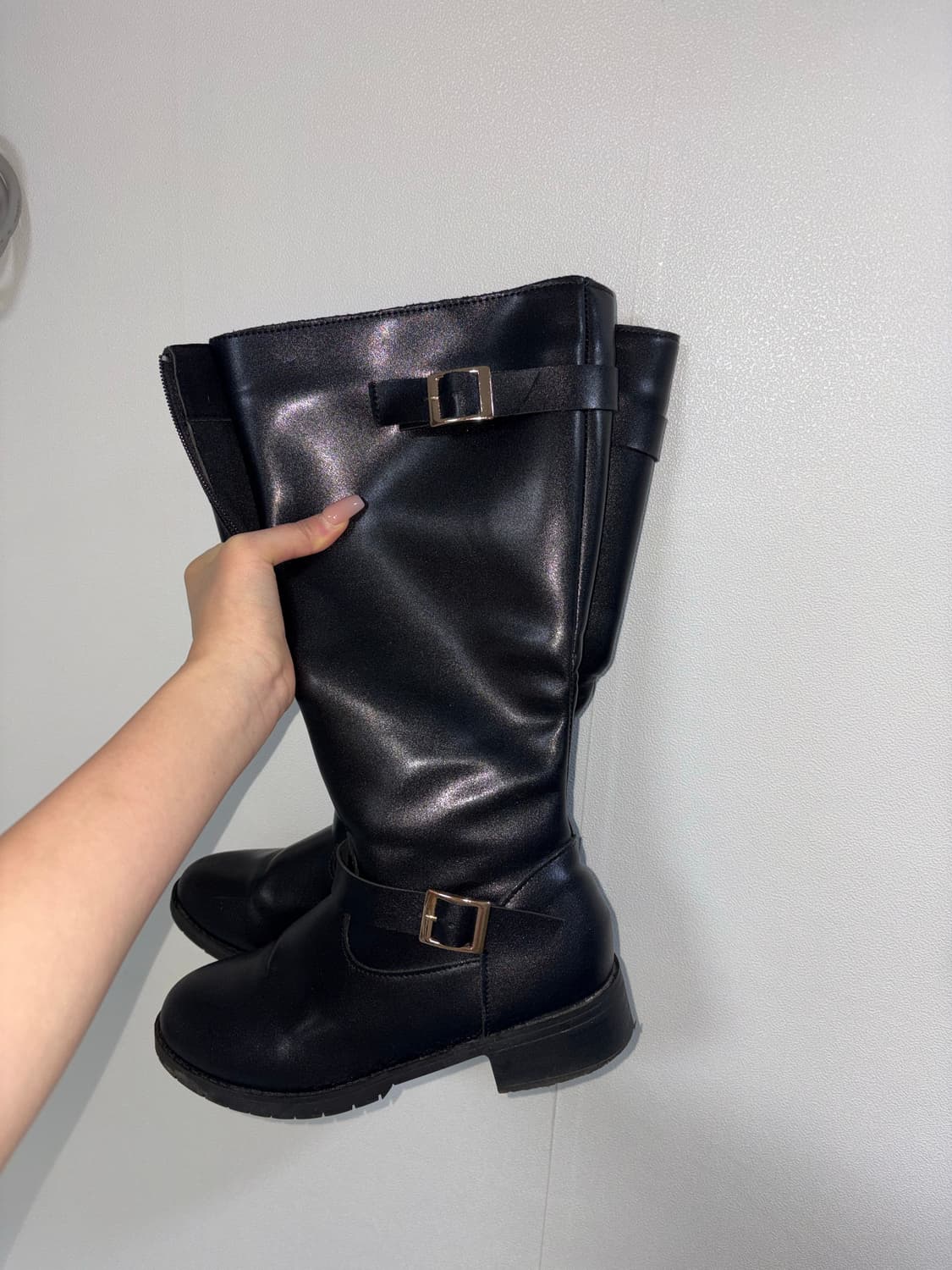 블랙 롱부츠 230 상품이미지4