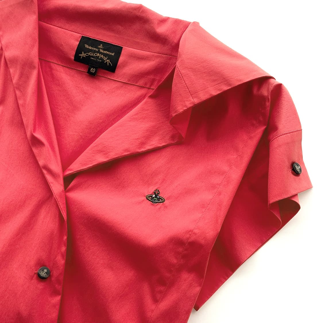 비비안웨스트우드 앵글로매니아 언발 셔츠 원피스 상품이미지2