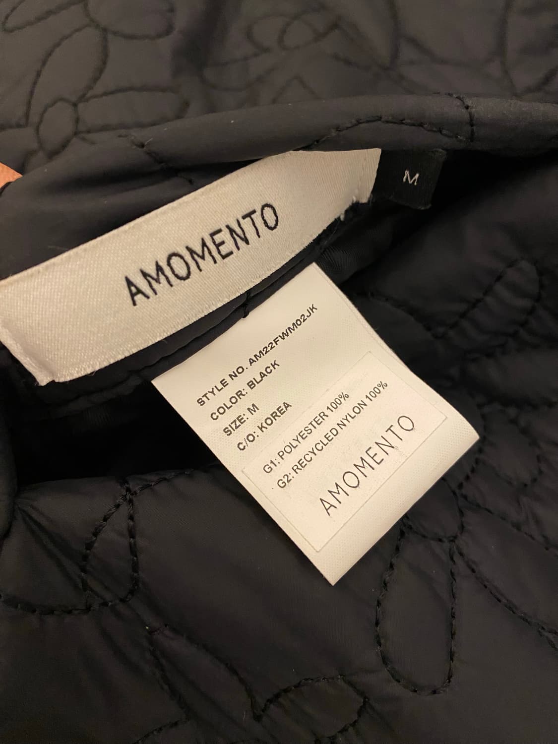 아모멘토 리버서블 퀼티드 플라워 자켓  상품이미지8