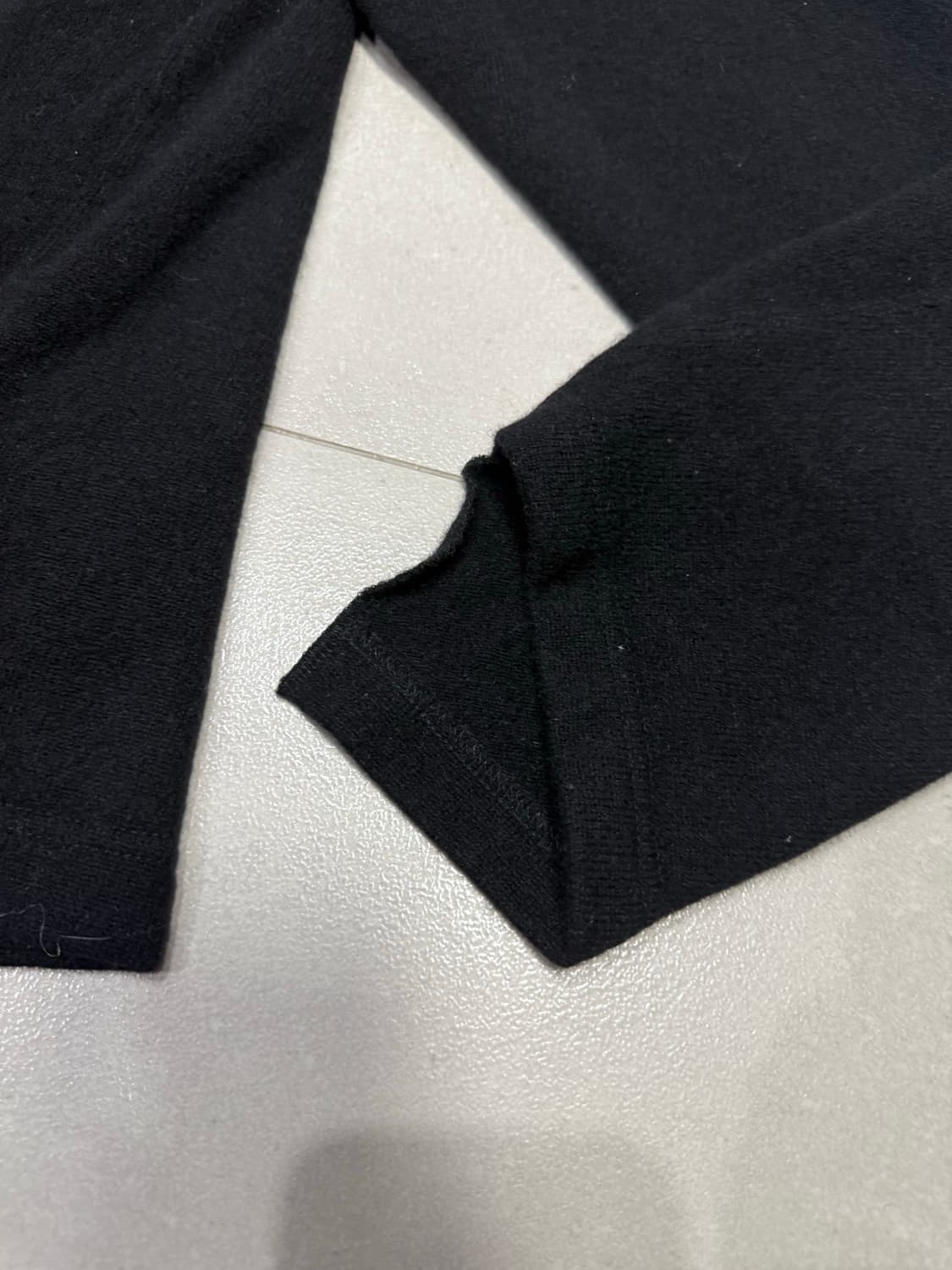 2015 꼼데가르송 해체주의 사선 지퍼 레인울 100% 후드 집업 자켓 상품이미지4