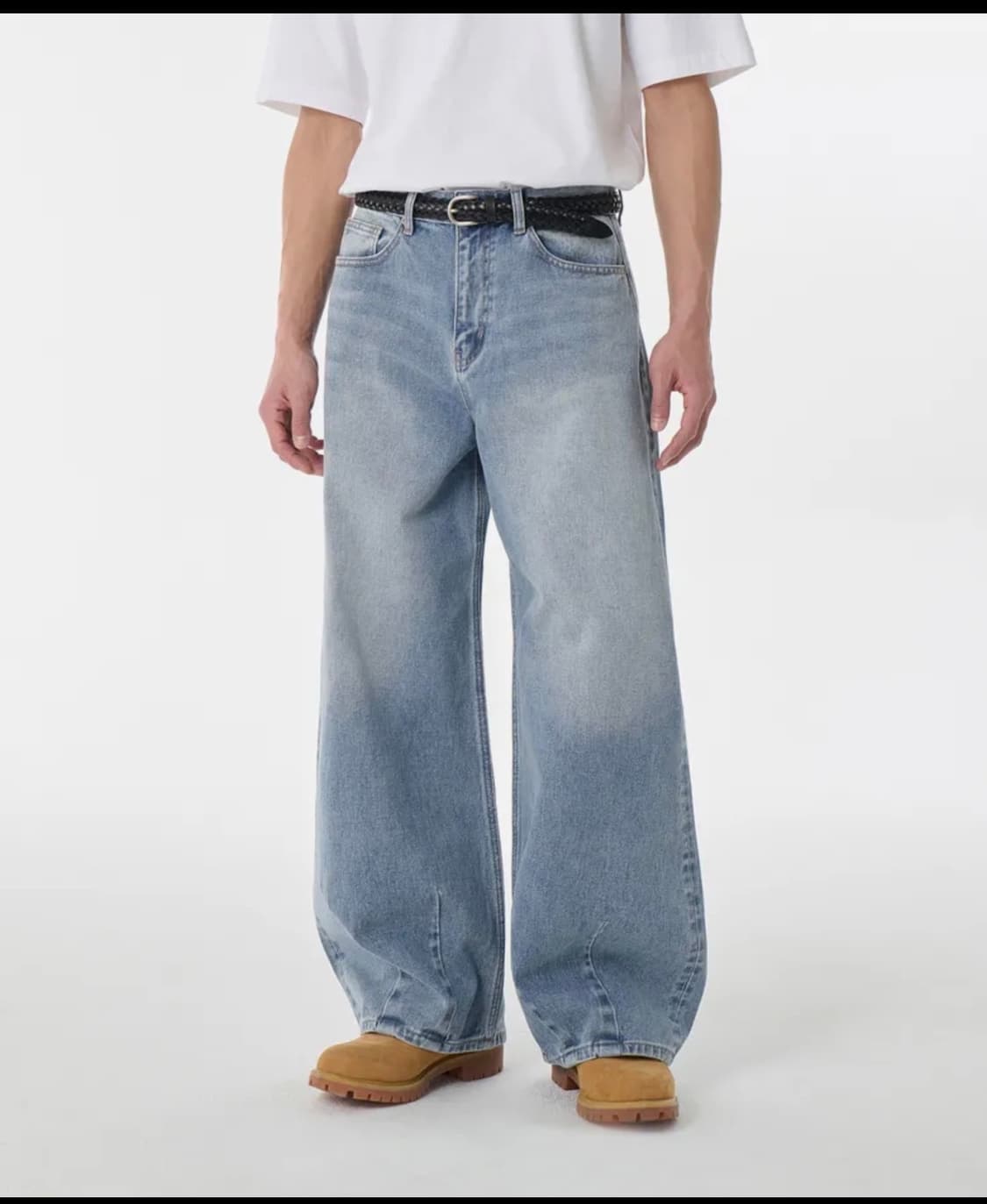 무탠다드 라이트 인디고 데님 팬츠 상품이미지1