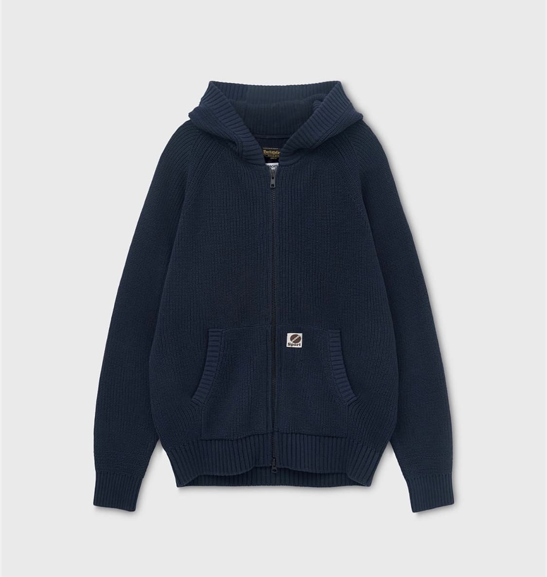 헤리티지플로스 니트집업 상품이미지1