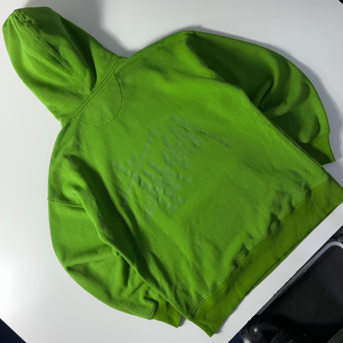 Stussy  스투시 베이직 코튼 라이트그린 후드티  상품이미지3