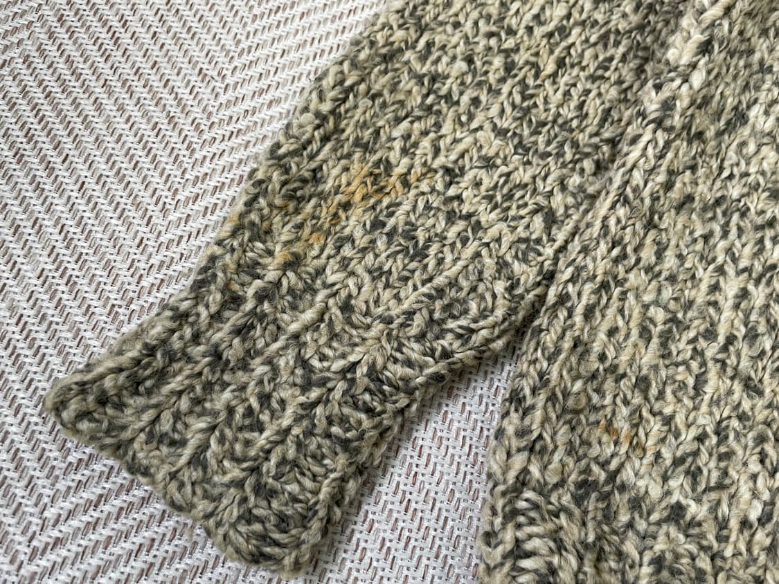 빈티지 멜란지 슬러브 얀 헤비 니트  J03529 상품이미지6