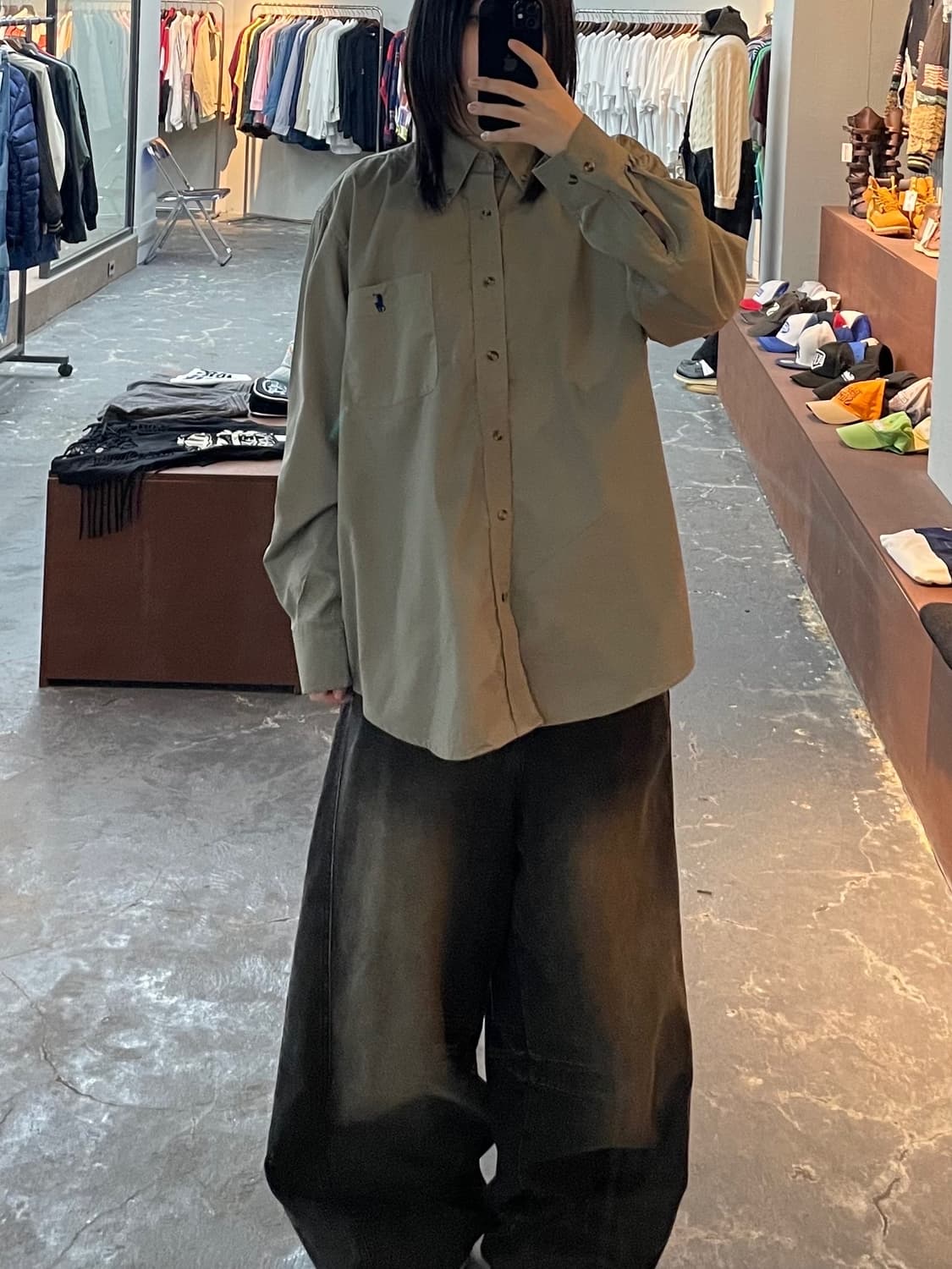 폴로 랄프로렌 솔리드 셔츠 H1032 상품이미지1