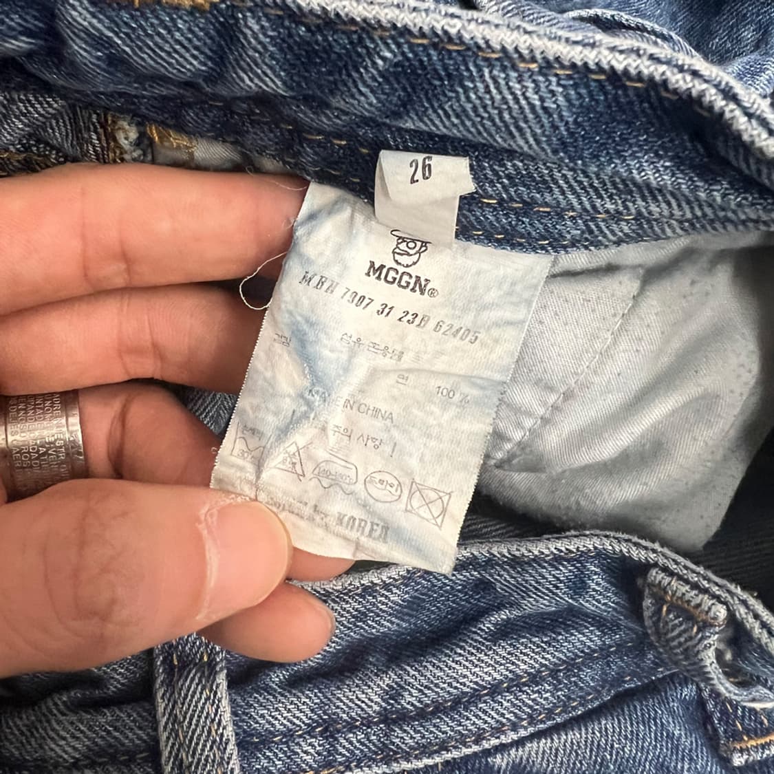 맥우드건 카펜터 버뮤다 데님 쇼츠 팬츠 반바지 26 상품이미지4