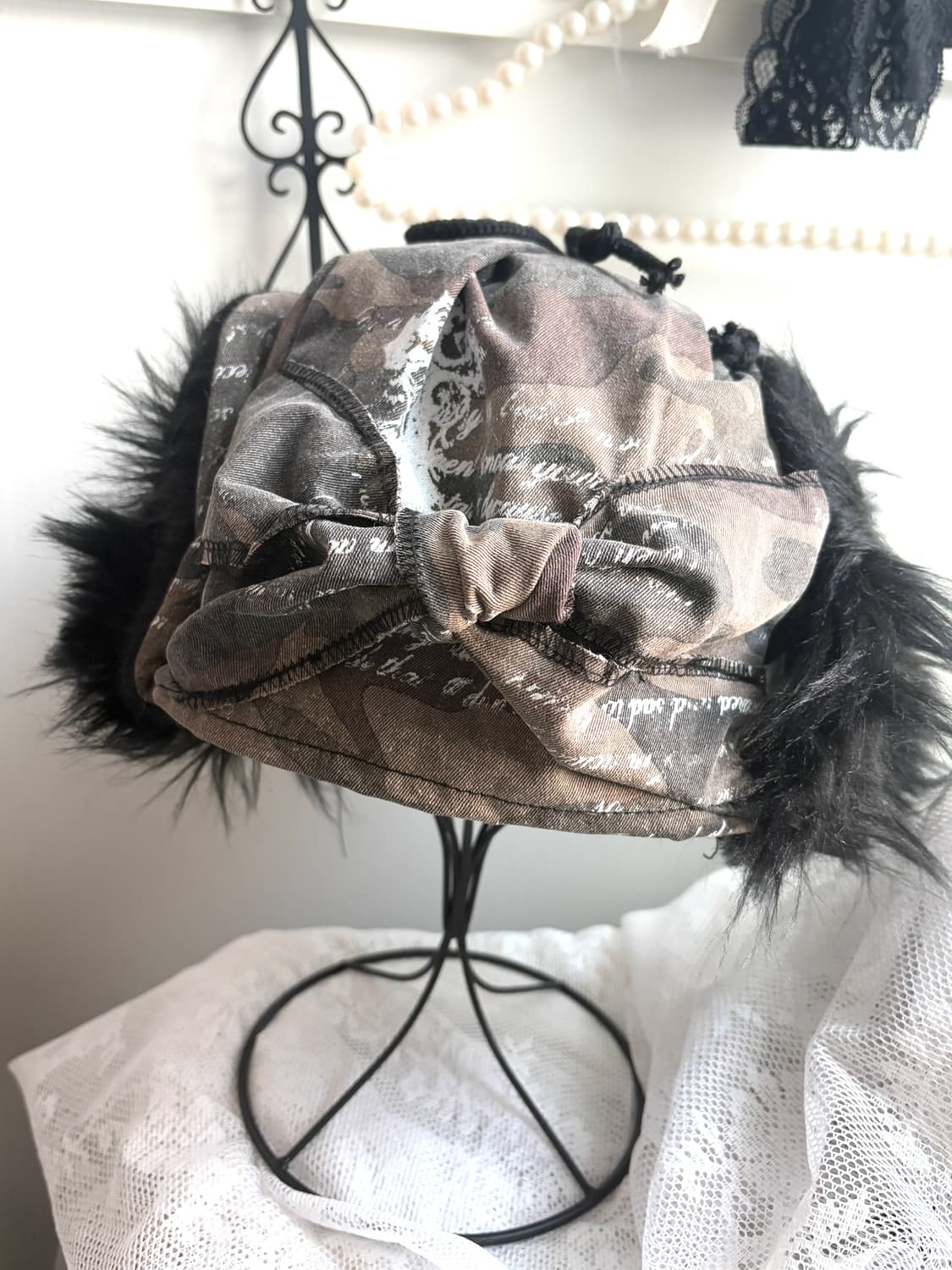 hurt204 메이드 리본 카모 트루퍼 햇  상품이미지3