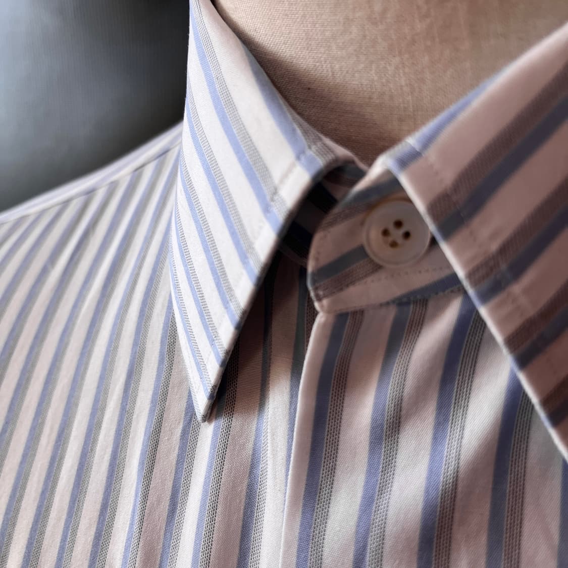 M) 올드 랑방 Made in Italy 스트라이프 셔츠 상품이미지3