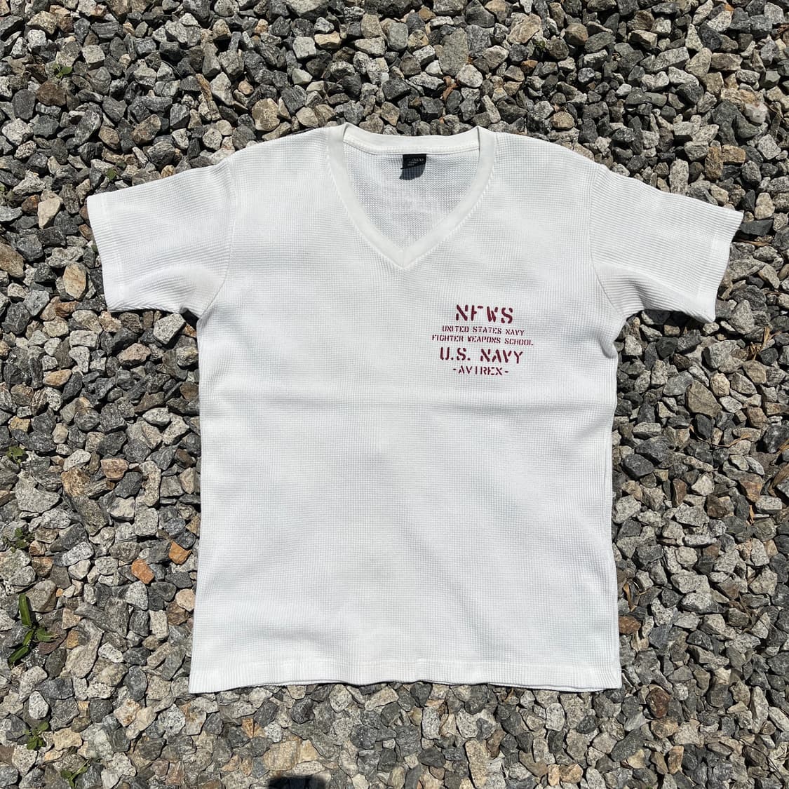 AVIREX U.S.NAVY 와플 티셔츠(실측확인) 상품이미지1