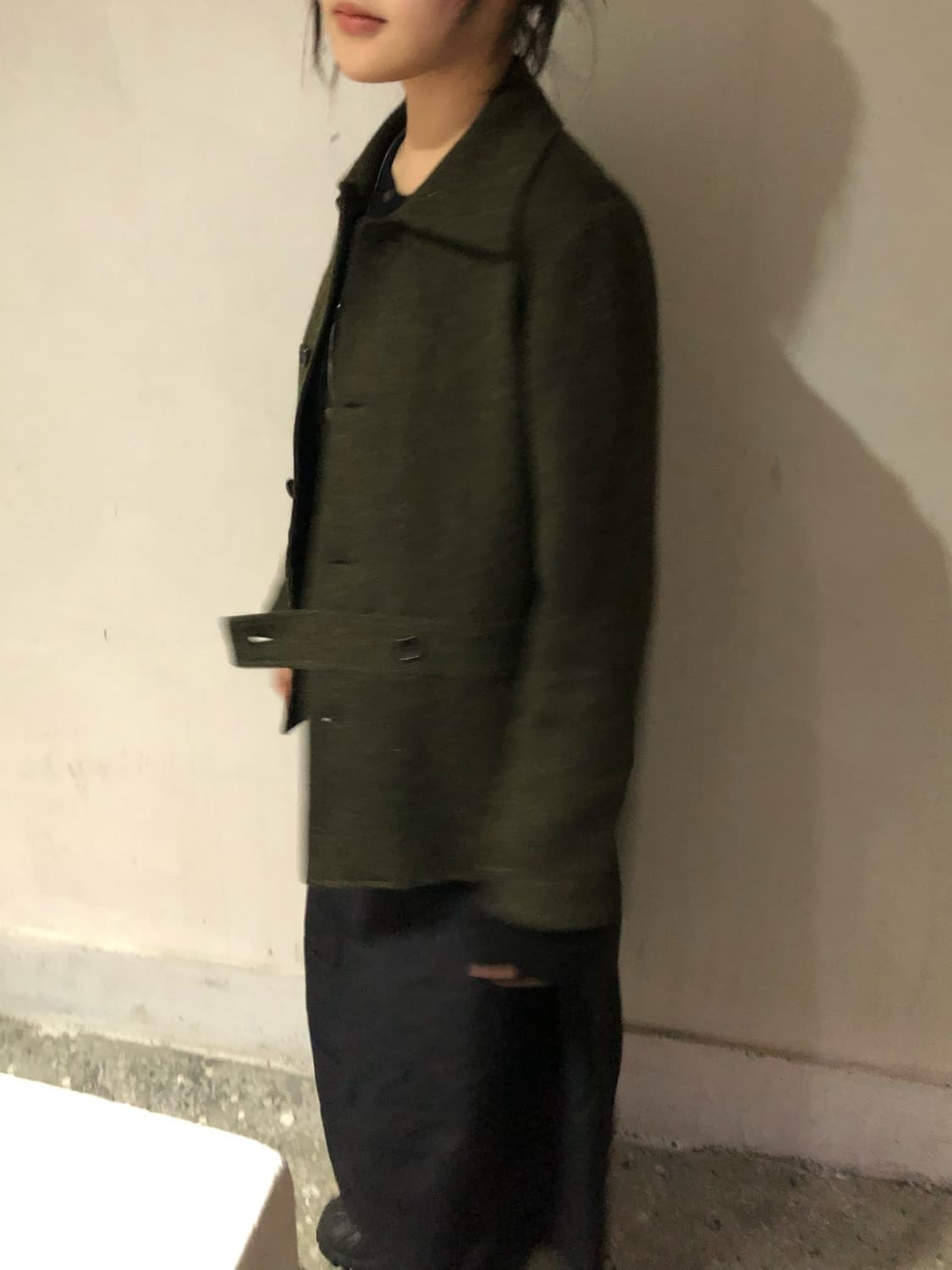 꼼데가르송 트리콧 울 자켓 상품이미지7