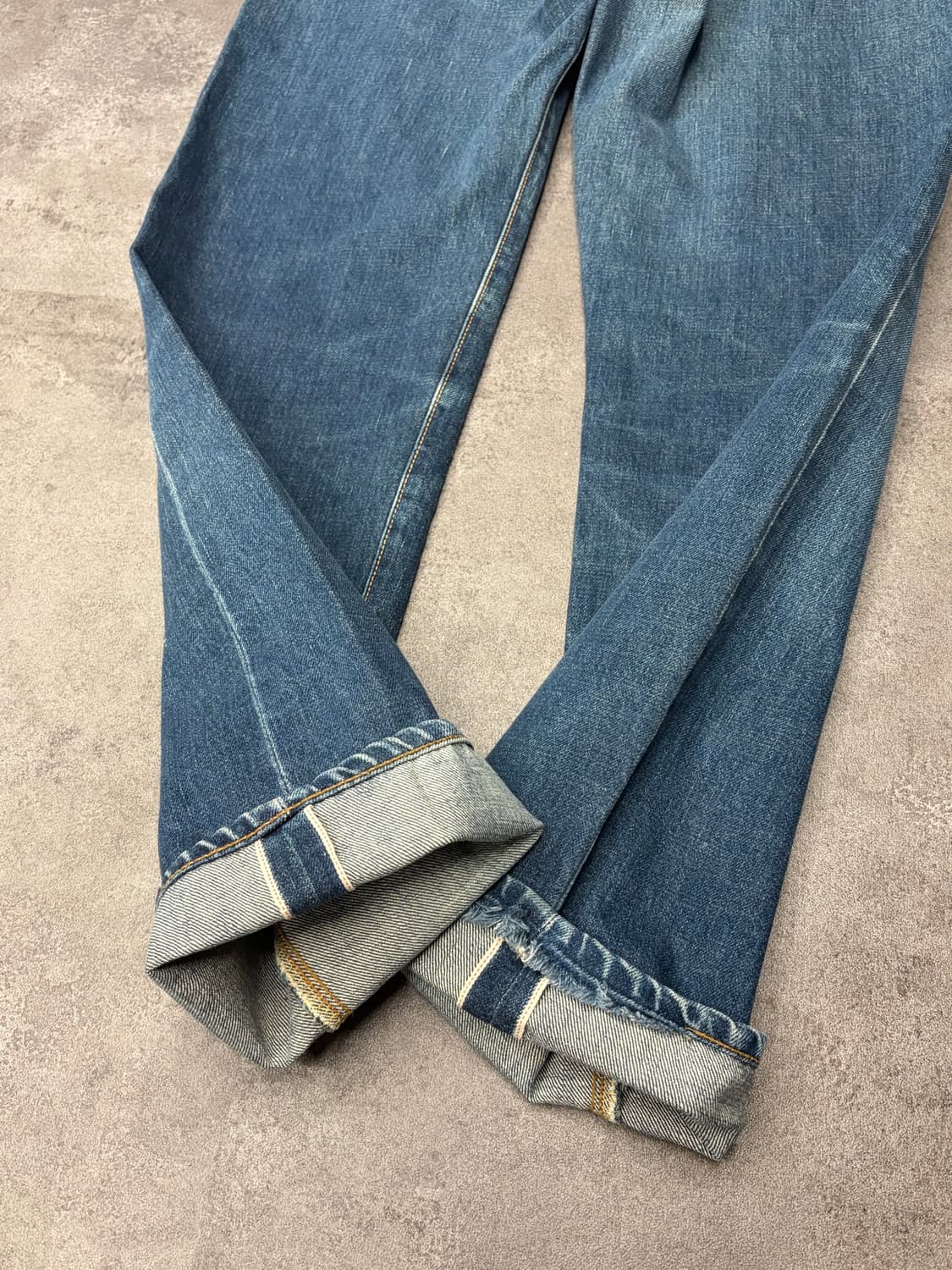 90s Evisu 초기형 evis 2504xx 신치백 셀비지 데님팬츠 상품이미지7