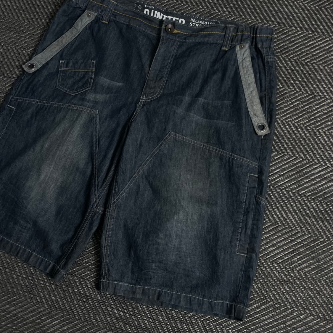 00s Y2K 빈티지 데님 버뮤다 팬츠y 3441 상품이미지3