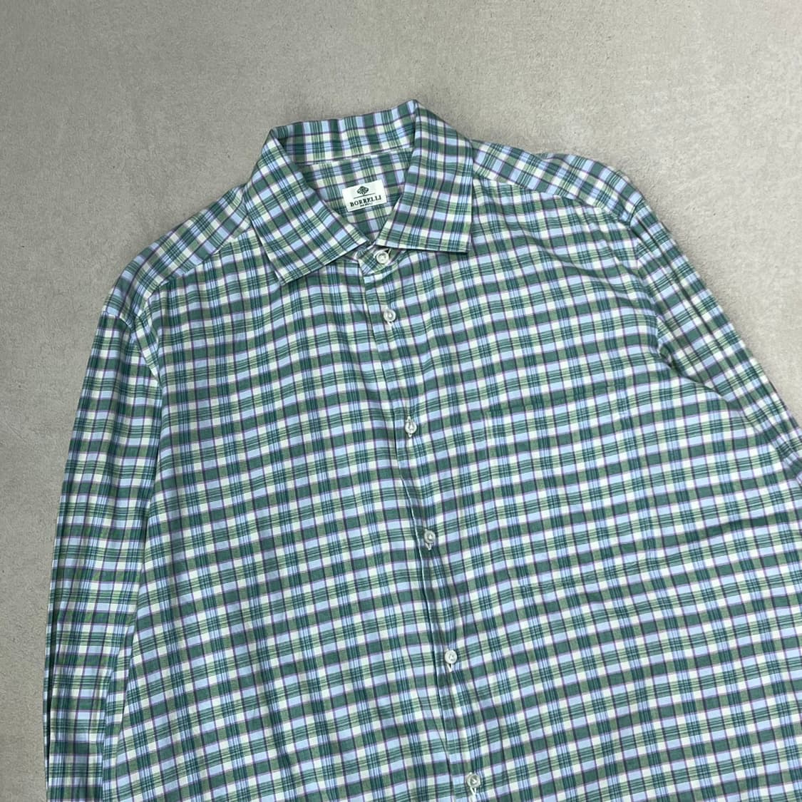 루이지보렐리 체크셔츠 s08935 상품이미지3