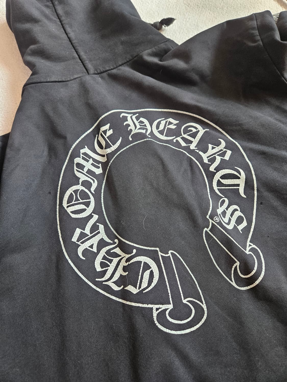 [XL] 크롬하츠 홀스슈 퍽유 로고 후드집업 상품이미지9