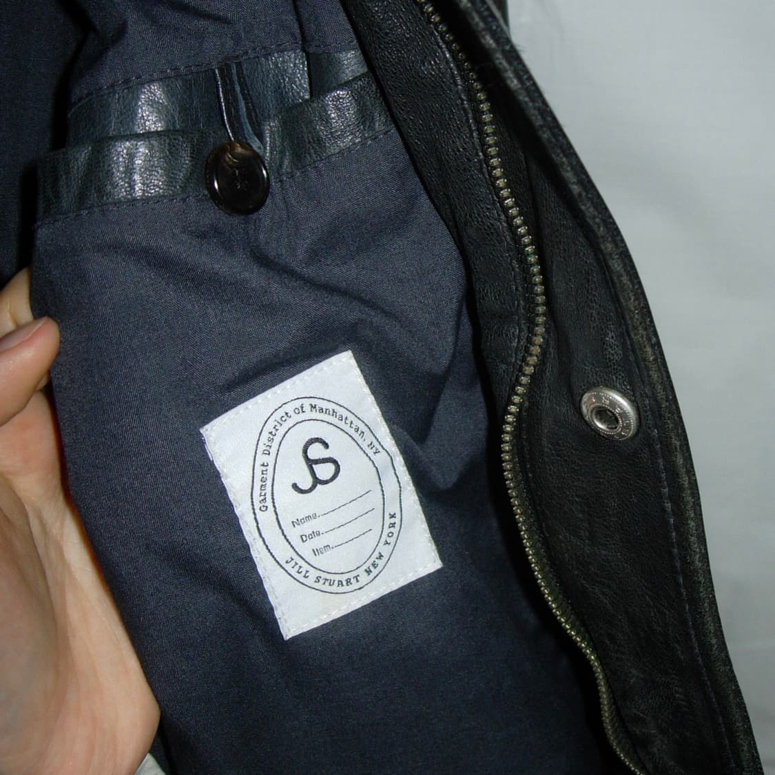 질 스튜어트 양가죽 레더 자켓 상품이미지5