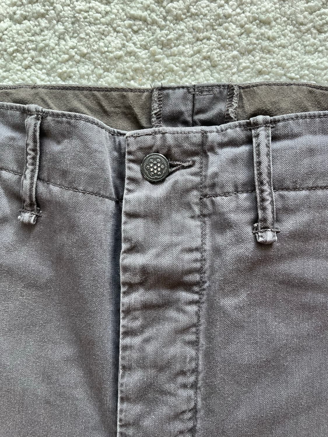 더블알엘 그레이 헤링본 퍼티그팬츠 36 상품이미지2