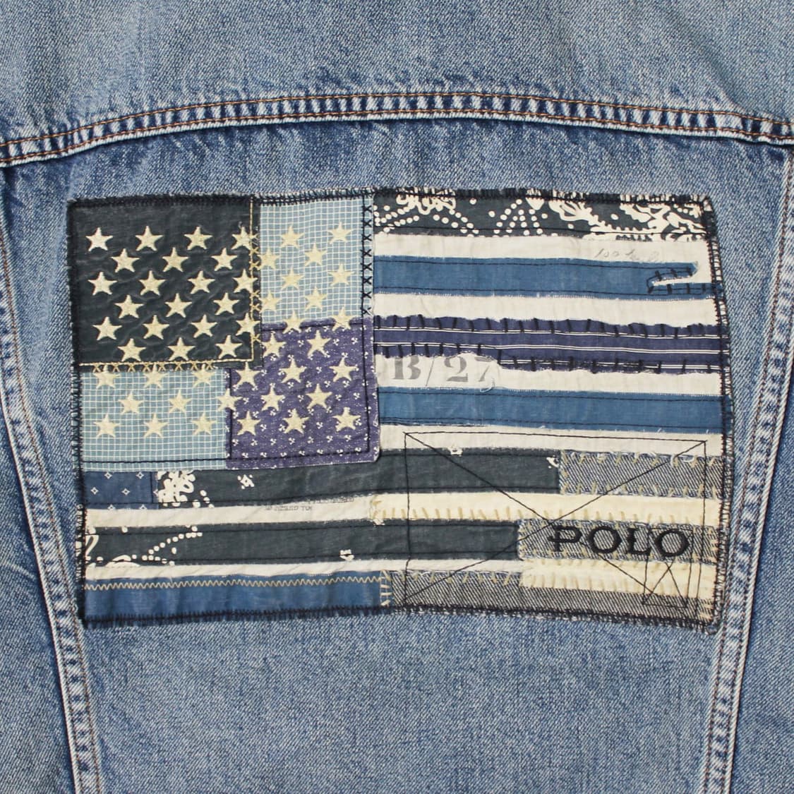 Polo 폴로 랄프로렌 큐알신형 성조기 데님자켓 상품이미지5