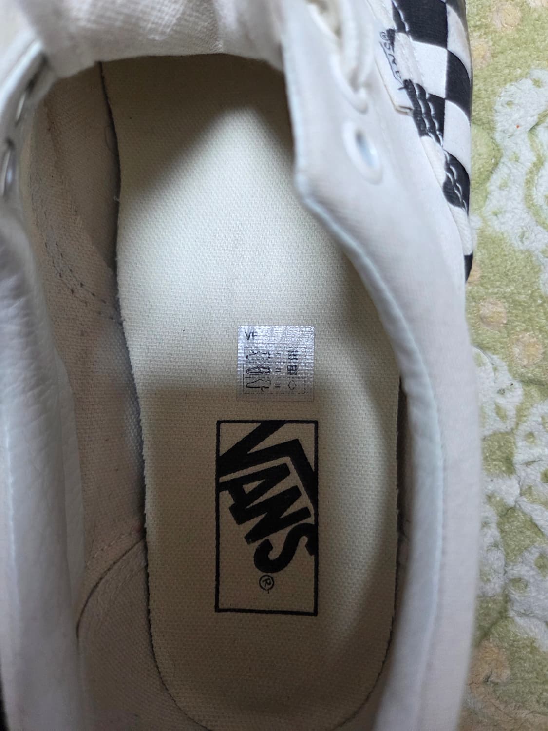 반스 체커보드 스니커즈 260 상품이미지4