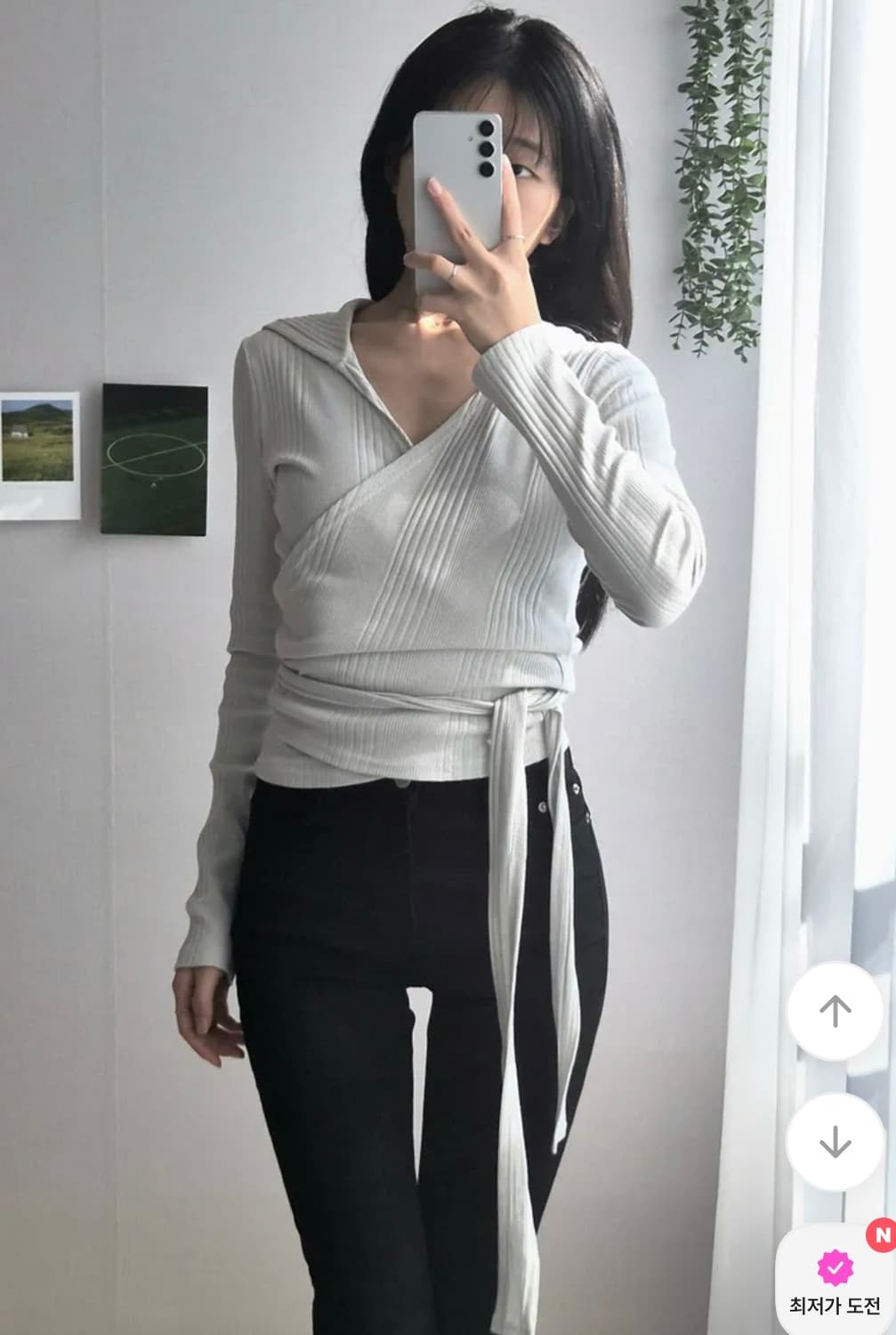 랩 후드 가디건 상품이미지2