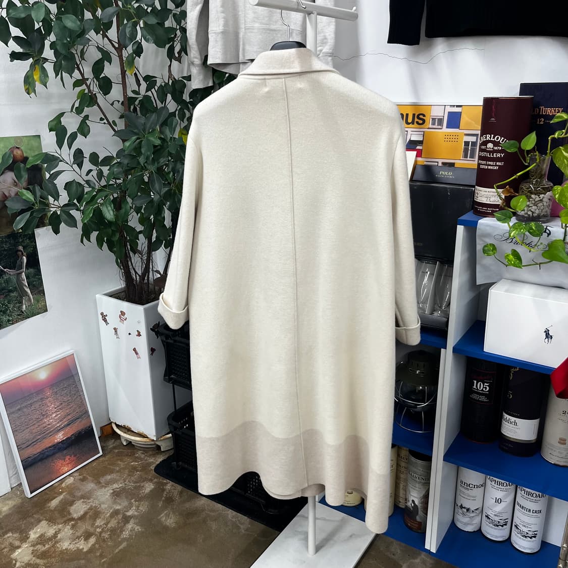 르베이지 캐시미어 블렌드 코트 88-94 상품이미지5