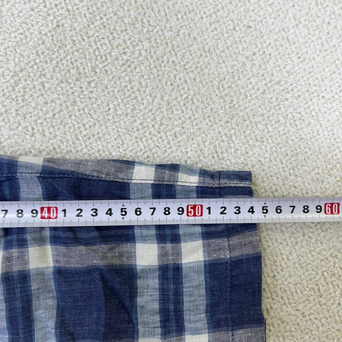 82 리 린넨 체크 반바지 0331M 상품이미지7