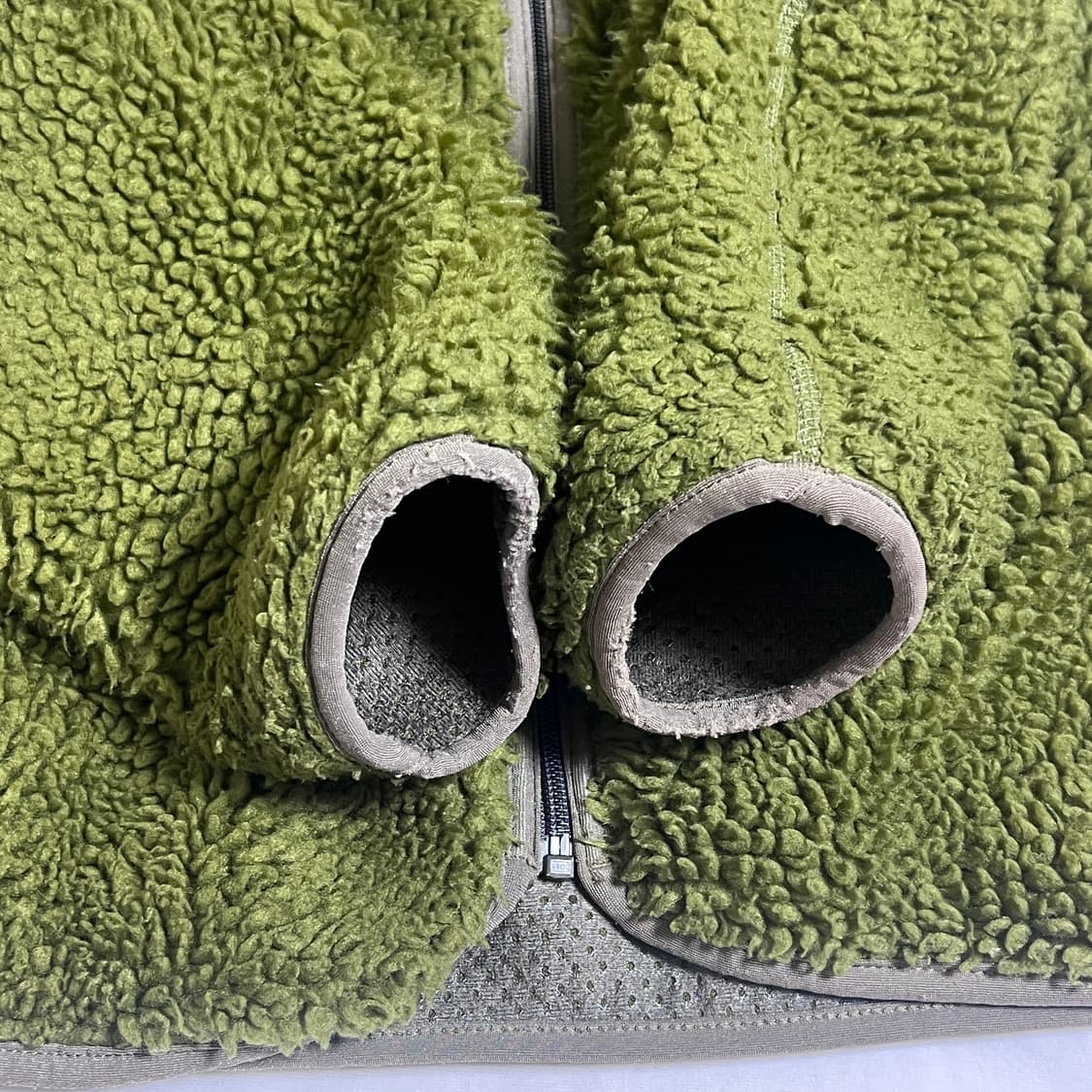 빈티지 파타고니아 딥파일 가디건 모스그린 M 상품이미지6