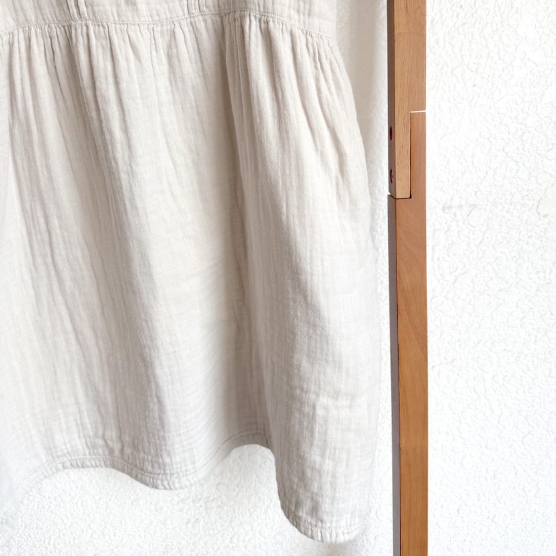 내추럴 베이지 코튼 슬립 원피스 상품이미지3