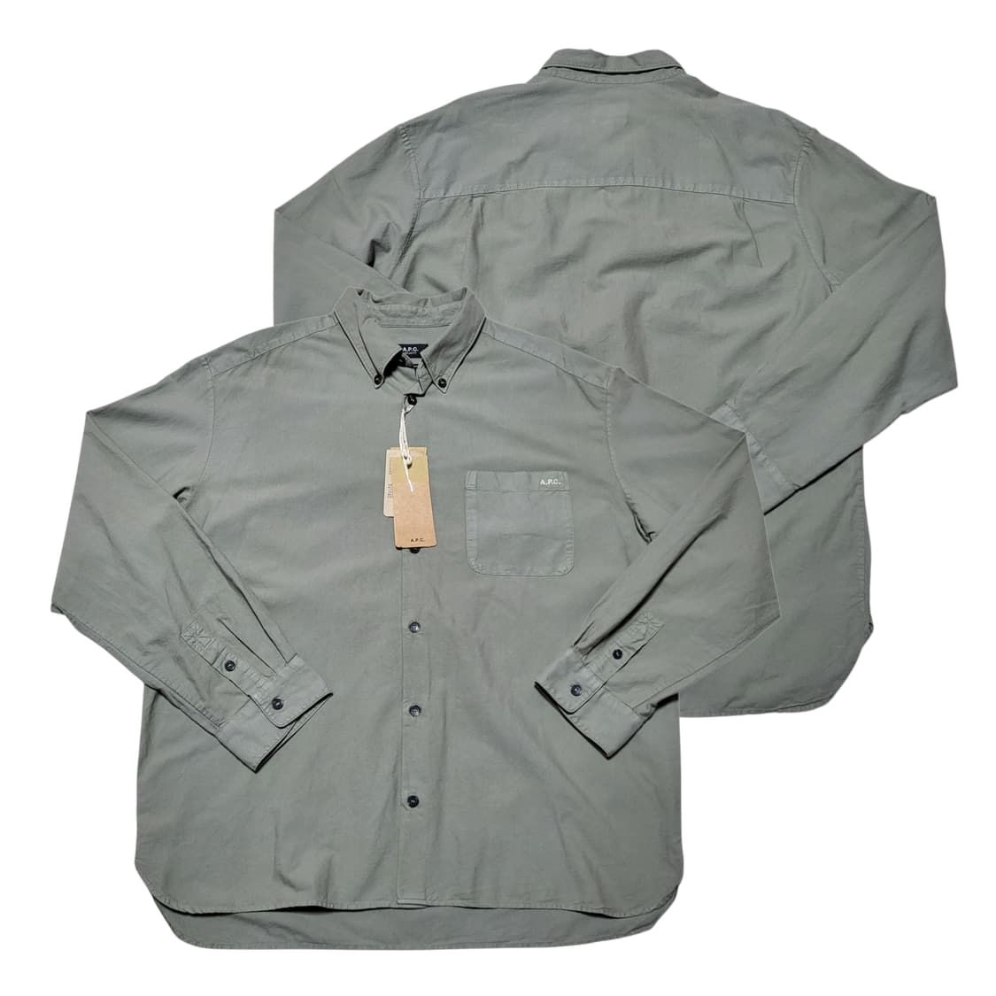 (XL) 25ss 새상품 APC 마테오로고셔츠 아페쎄 상품이미지1